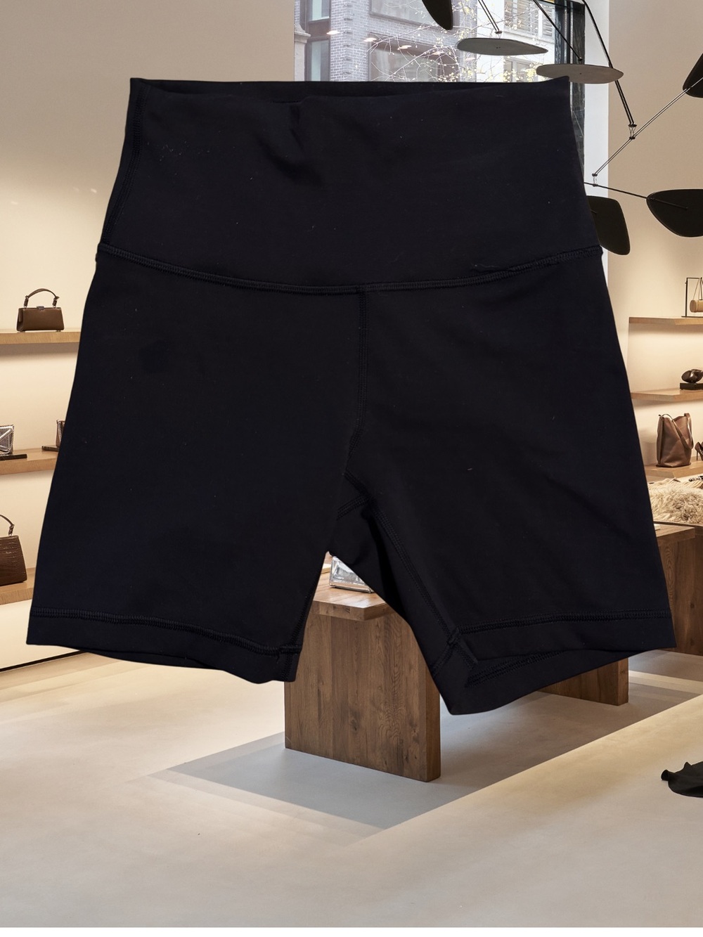 lululemon athletica High-Rise Black Bike Shorts